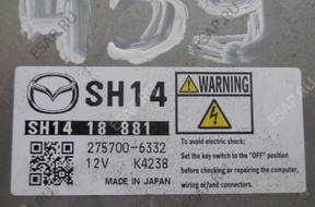 БЛОК УПРАВЛЕНИЯ MAZDA SH1418881 275700-6332 SH14 12V