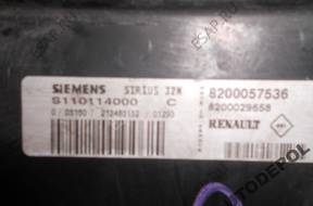 БЛОК УПРАВЛЕНИЯ   MEGANE 1.6 16V S110114000 C
