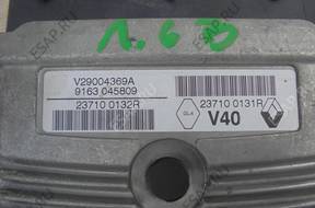 БЛОК УПРАВЛЕНИЯ MEGANE 3 III 1,6B 237100131 год, V29004369A