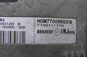 БЛОК УПРАВЛЕНИЯ MEGANE I   S115300120B 7700111770