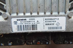 БЛОК УПРАВЛЕНИЯ MEGANE II DCI S122326114A 8200843713