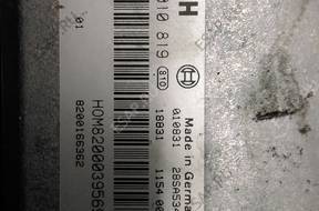 БЛОК УПРАВЛЕНИЯ  MEGANE lift 1.9 DCI 0281010819 II