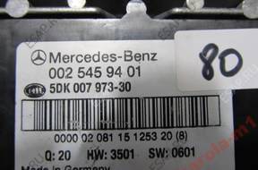 БЛОК УПРАВЛЕНИЯ MERCEDES 0025459401 5DK007973-30 3501