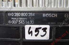 БЛОК УПРАВЛЕНИЯ MERCEDES 0075451432 BOSCH 0280800284