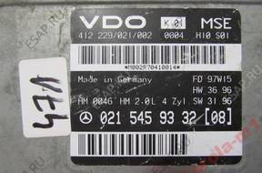 БЛОК УПРАВЛЕНИЯ MERCEDES 0215459332 VDO 412229/021/002