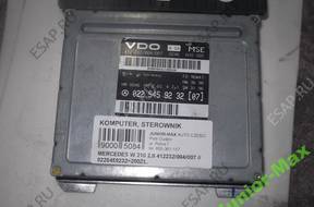 БЛОК УПРАВЛЕНИЯ , MERCEDES 0225459232