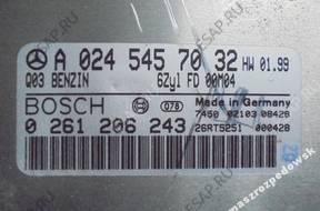 БЛОК УПРАВЛЕНИЯ MERCEDES 0261206243 0245457032 БЛОК УПРАВЛЕНИЯ MERCEDES 0261206243 0245457032