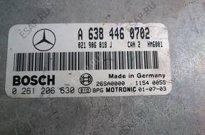 БЛОК УПРАВЛЕНИЯ MERCEDES 0261206630 6384460702 021906018J