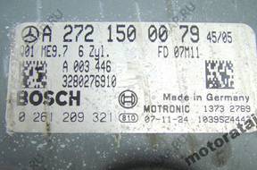 БЛОК УПРАВЛЕНИЯ MERCEDES 0261209321 A2721500079 ME9.7