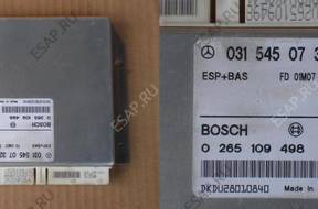 БЛОК УПРАВЛЕНИЯ   MERCEDES 0265109498 0315450732 БЛОК УПРАВЛЕНИЯ   MERCEDES 0265109498 0315450732