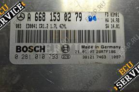 БЛОК УПРАВЛЕНИЯ MERCEDES 0281010793 A6681530279