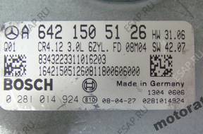 БЛОК УПРАВЛЕНИЯ MERCEDES 0281014924 A6421505126  CR4.12