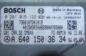 БЛОК УПРАВЛЕНИЯ MERCEDES 0281015122 A6401503634 CRA.32 БЛОК УПРАВЛЕНИЯ MERCEDES 0281015122 A6401503634 CRA.32