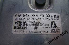 БЛОК УПРАВЛЕНИЯ MERCEDES 0281016332 A6469002000 CR4.20