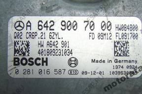 БЛОК УПРАВЛЕНИЯ MERCEDES 0281016587 A6429007000 CR6P.21