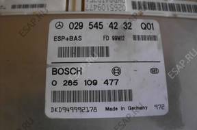 БЛОК УПРАВЛЕНИЯ MERCEDES 0295454232Q01 BOSCH ESP+BAS БЛОК УПРАВЛЕНИЯ MERCEDES 0295454232Q01 BOSCH ESP+BAS