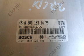 БЛОК УПРАВЛЕНИЯ MERCEDES 2,2 CDI A0001531479