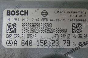 БЛОК УПРАВЛЕНИЯ MERCEDES 2.0 CDI  A6401502379 0281012254
