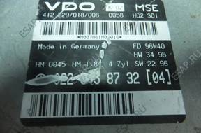 БЛОК УПРАВЛЕНИЯ MERCEDES 202 1.8 C180   ДВИГАТЕЛЕМ