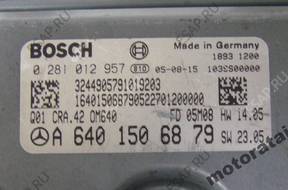 БЛОК УПРАВЛЕНИЯ MERCEDES 2.0CDI 0281012957 A6401506879 БЛОК УПРАВЛЕНИЯ MERCEDES 2.0CDI 0281012957 A6401506879