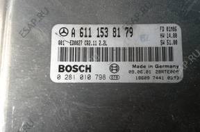 БЛОК УПРАВЛЕНИЯ MERCEDES 2.2 CDI A6111538179 0281010798