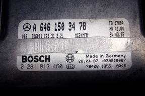 БЛОК УПРАВЛЕНИЯ MERCEDES 2.2CDI a6461503478 0281013460