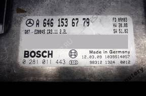 БЛОК УПРАВЛЕНИЯ MERCEDES 2.2CDI a6461536779 0281011443