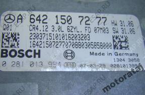 БЛОК УПРАВЛЕНИЯ MERCEDES 3.0CDI 0281013994 A6421507277