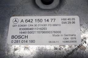 БЛОК УПРАВЛЕНИЯ MERCEDES 3.0CDI a6421501477 0281014180 БЛОК УПРАВЛЕНИЯ MERCEDES 3.0CDI a6421501477 0281014180