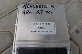 БЛОК УПРАВЛЕНИЯ MERCEDES A 1.7 CDI 0275455232 БЛОК УПРАВЛЕНИЯ MERCEDES A 1.7 CDI 0275455232