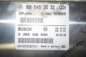 БЛОК УПРАВЛЕНИЯ MERCEDES A KLASA 1.7 CDI 0265109630