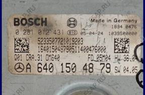 БЛОК УПРАВЛЕНИЯ MERCEDES A-KLASA A6401504879 0281012431
