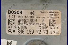 БЛОК УПРАВЛЕНИЯ MERCEDES A-KLASA A6401507279 0281013022