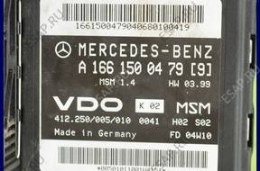 БЛОК УПРАВЛЕНИЯ MERCEDES A-KLASA W168 A1661500479