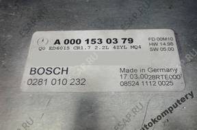 БЛОК УПРАВЛЕНИЯ MERCEDES a0001530379 0281010232 БЕЗ КОДА
