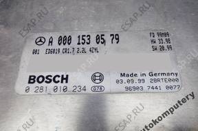 БЛОК УПРАВЛЕНИЯ MERCEDES a0001530579 0281010234 БЕЗ КОДА