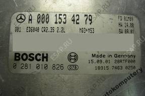 БЛОК УПРАВЛЕНИЯ MERCEDES a0001534279 0281010826 БЕЗ КОДА