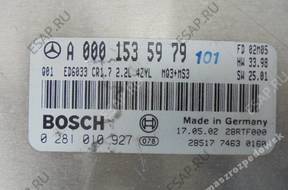 БЛОК УПРАВЛЕНИЯ   MERCEDES A0001535979 0281010927 БЛОК УПРАВЛЕНИЯ   MERCEDES A0001535979 0281010927