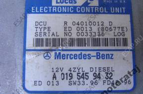 БЛОК УПРАВЛЕНИЯ   MERCEDES A0195459432 04010012D