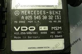 БЛОК УПРАВЛЕНИЯ MERCEDES a0255453032 412250005001 БЕЗ КОДА