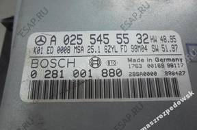 БЛОК УПРАВЛЕНИЯ   MERCEDES A0255455532 0281001880
