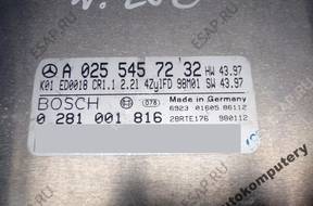 БЛОК УПРАВЛЕНИЯ MERCEDES a0255457232 0281001816 БЕЗ КОДА