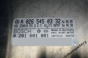 БЛОК УПРАВЛЕНИЯ MERCEDES a0265450332 0281001881 БЕЗ КОДА БЛОК УПРАВЛЕНИЯ MERCEDES a0265450332 0281001881 БЕЗ КОДА