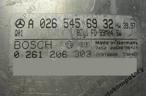 БЛОК УПРАВЛЕНИЯ MERCEDES a0265456932 0261206303 БЕЗ КОДА