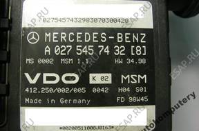 БЛОК УПРАВЛЕНИЯ MERCEDES a0275457432 412250002005 БЕЗ КОДА БЛОК УПРАВЛЕНИЯ MERCEDES a0275457432 412250002005 БЕЗ КОДА