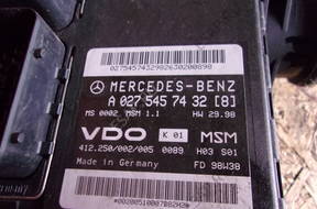 БЛОК УПРАВЛЕНИЯ   MERCEDES A0275457432 A166140240