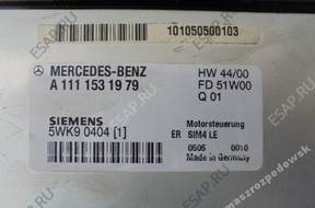 БЛОК УПРАВЛЕНИЯ   MERCEDES A1111531979 5WK90404 БЛОК УПРАВЛЕНИЯ   MERCEDES A1111531979 5WK90404