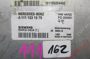 БЛОК УПРАВЛЕНИЯ MERCEDES A1111531979 SIEMENS 5WK90404