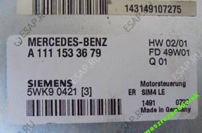 БЛОК УПРАВЛЕНИЯ   MERCEDES A1111533679 5WK9 0421