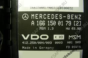 БЛОК УПРАВЛЕНИЯ MERCEDES a1661500179 412250004003 БЕЗ КОДА